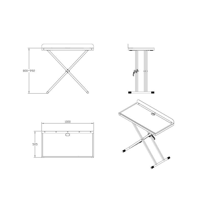 DBE100 SISTEMA DE CABINA DE DJ MÓVIL