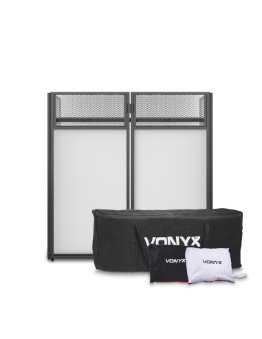 DB4 PRO SISTEMA DE CABINA DJ PLEGABLE DE 4 CUERPOS