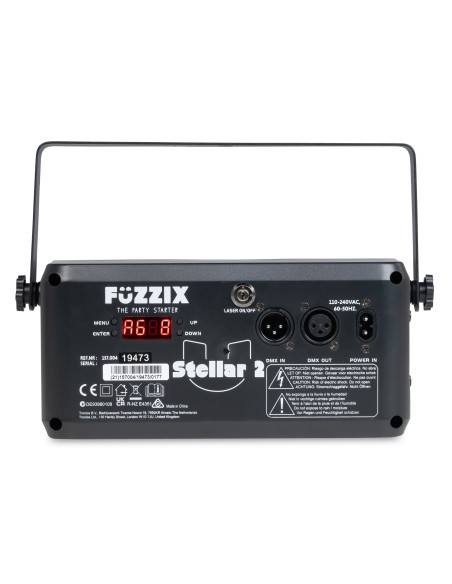 InicioIluminacionLuces Party Power Dynamics STELLAR2 MULTI DJ EFECTO LED vista 2