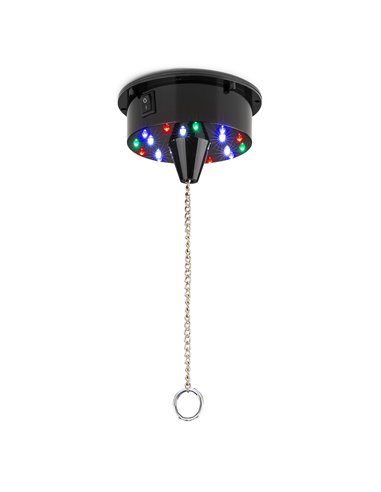 MB30ML BOLA DE DISCO CON MOTOR 18 LEDS, 30CM