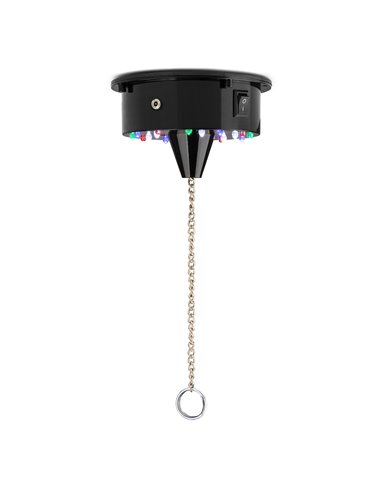 MB30ML BOLA DE DISCO CON MOTOR 18 LEDS, 30CM