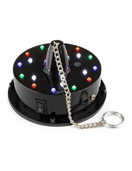 MB30ML BOLA DE DISCO CON MOTOR 18 LEDS, 30CM