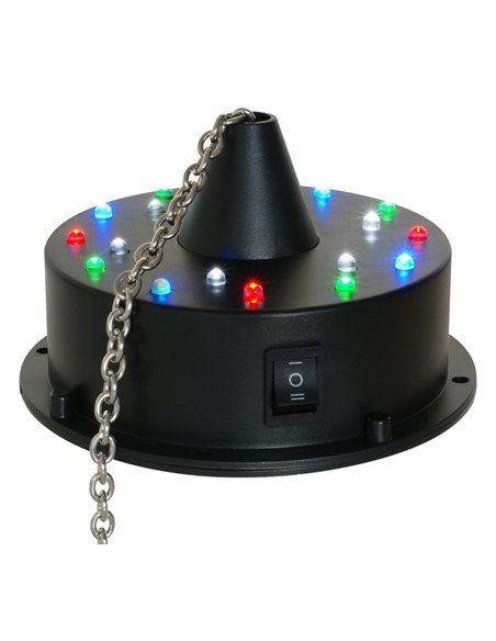MBW18LED MOTOR PARA BOLAS DE ESPEJOS CON BATERIA CON 18 LEDS