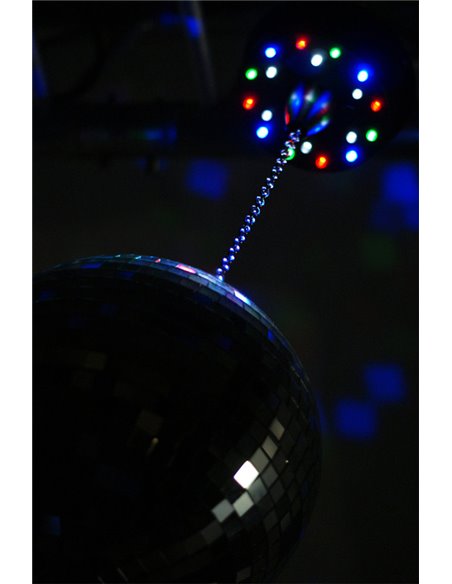 MBW18LED MOTOR PARA BOLAS DE ESPEJOS CON BATERIA CON 18 LEDS