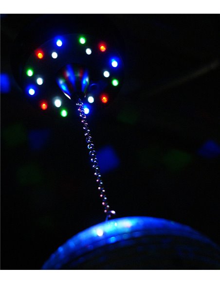 MBW18LED MOTOR PARA BOLAS DE ESPEJOS CON BATERIA CON 18 LEDS