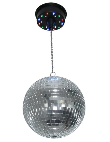 MBW18LED MOTOR PARA BOLAS DE ESPEJOS CON BATERIA CON 18 LEDS