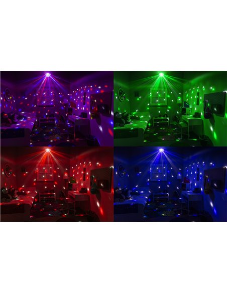 JB60R JELLY BALL DMX LED 6 COLORES