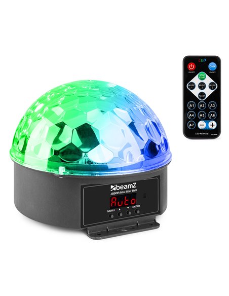 JB90R MINI STAR BALL DMX LED 9 COLORES