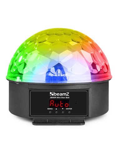 JB90R MINI STAR BALL DMX LED 9 COLORES