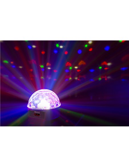 JB90R MINI STAR BALL DMX LED 9 COLORES