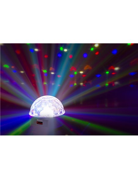 JB90R MINI STAR BALL DMX LED 9 COLORES