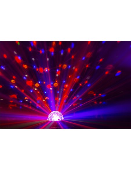 JB90R MINI STAR BALL DMX LED 9 COLORES