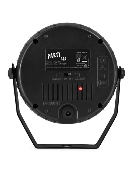 PLP10 FOCO PAR PARTY CON BATERÍA 6X 2W RGB