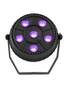 PLP14 FOCO PAR PARTY CON BATERÍA 6X 1W UV 2