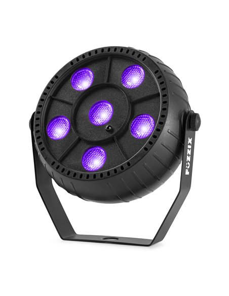 PLP14 FOCO PAR PARTY CON BATERÍA 6X 1W UV