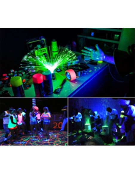 PLP14 FOCO PAR PARTY CON BATERÍA 6X 1W UV