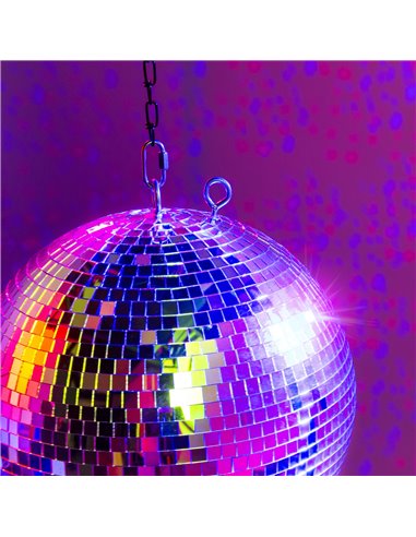 MB30 BOLA DE DISCO, CRISTAL PLANO, 30CM