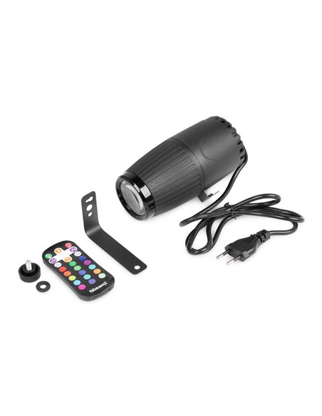 PSZ18W LED PIN SPOT 18W RGBW CON ZOOM