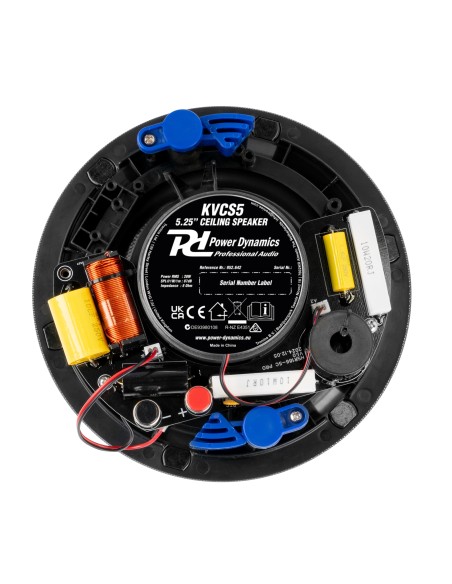 KVCS5 HQ ALTAVOZ DE TECHO DE PERFIL BAJO 2 VÍAS 5.25" BLANCO