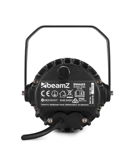 BWA63 FOCO PAR ALUMINIO IP65 RGB