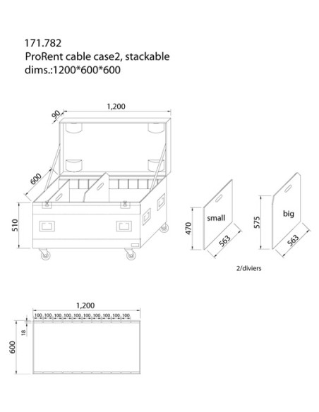 PD-FA1 CAJON PARA CABLE 2D