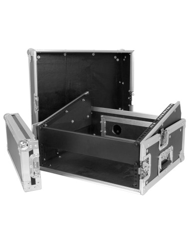 FLIGHTCASE 19" COMBINADO 2U + 8U