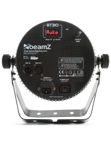 BT310 FOCO PLANO PAR LED 12X 6W 4-EN-1