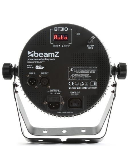 BT310 FOCO PLANO PAR LED 12X 6W 4-EN-1