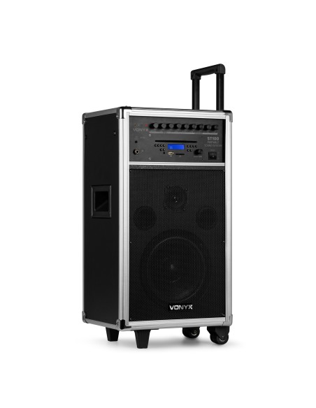 ST100 MK2 SISTEMA PORTATIL 8" BT/CD/MP3/UHF