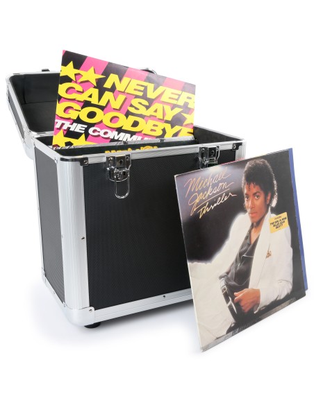 RC80 12" MALETA VINILOS NEGRA