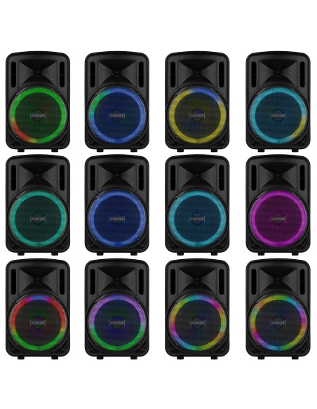 InicioSonidoSistemas PA portatiles Power Dynamics FT12LED MK2 BAFLE ACTIVO 12" 700W vista 5