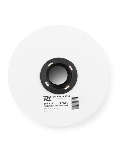 RX10W CABLE ALTAVOZ LINEA DE 100V, 2 X 1.5MM, 15A, BLANCO, 50M