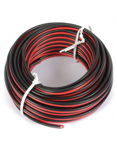 RX30 CABLE UNIVERSAL ROJO & NEGRO 10M 2X 0.75MM