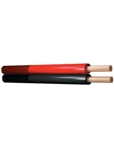 RX24 CABLE PARALELO 2 CONDUCTORES, 2 X 2.5MM, 25A, ROJO/NEGRO, 100M