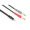 CX332-1 CABLE 3.5MM STEREO - 2X 6.3MM MONO 1.5M