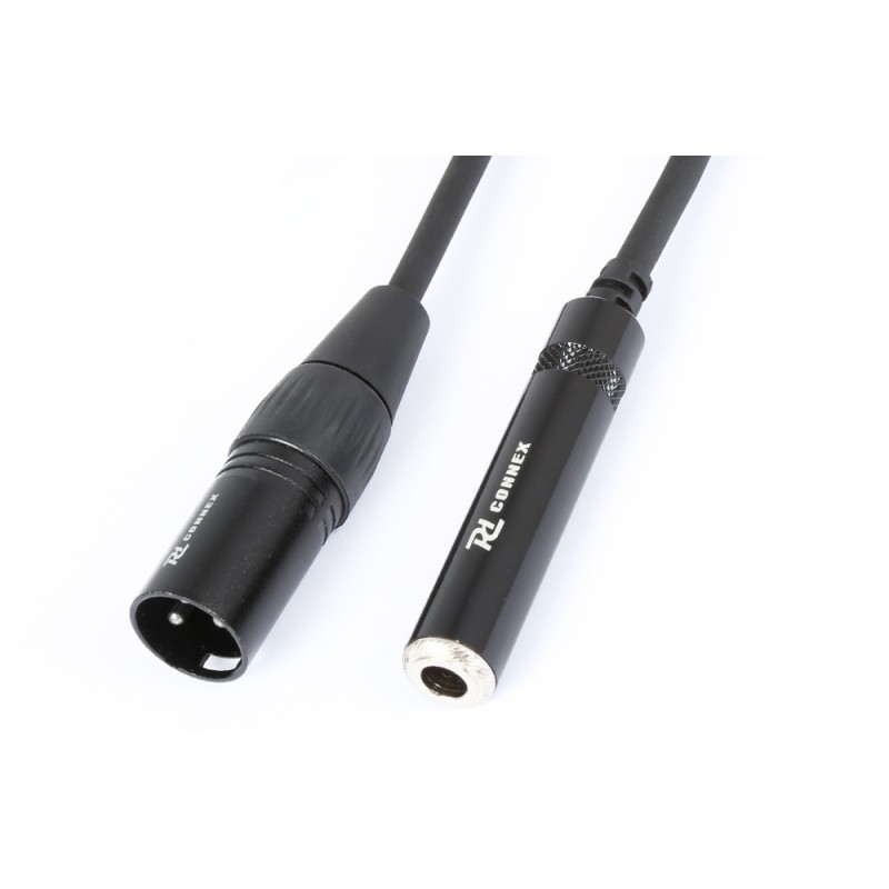 CX130 CABLE CONVERTIDOR XLR MACHO - 6,3M JACK HEMBRA