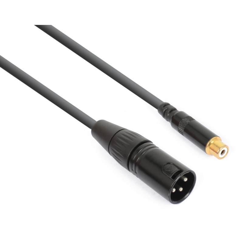 CX134 CABLE CONVERTIDOR XLR MACHO- RCA HEMBRA