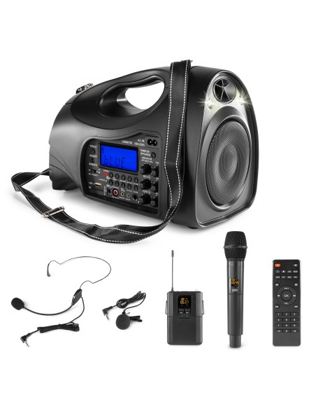 ST016 SISTEMA PERSONAL PA CON MICRÓFONO INALÁMBRICO UHF COMBI