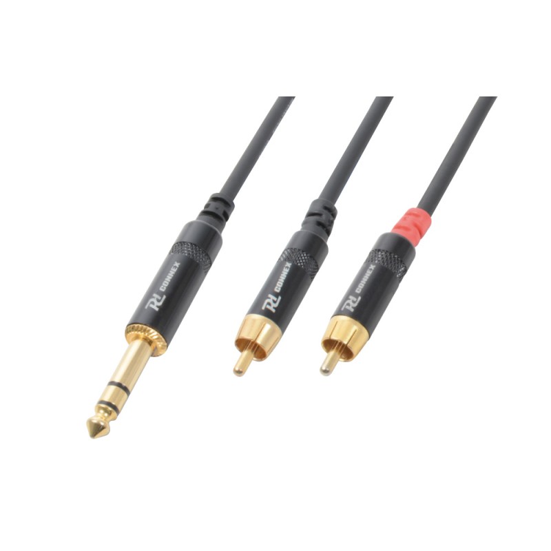 CX84-1 CABLE 6.3 STEREO- 2 RCA MACHO 1.5M