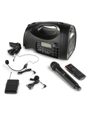 ST016 SISTEMA PERSONAL PA CON MICRÓFONO INALÁMBRICO UHF COMBI