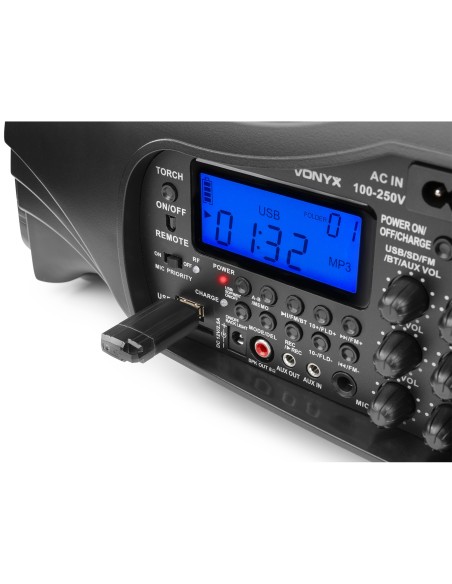 ST016 SISTEMA PERSONAL PA CON MICRÓFONO INALÁMBRICO UHF COMBI