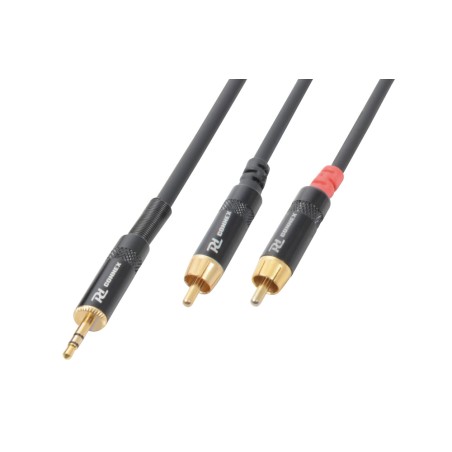 CX85-6 CABLE 3.5 STEREO- 2XRCA MACHO 6.0M