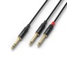 CX76-1 CABLE 6.3 STEREO- 2X6.3 MONO 1,5M