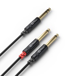 CX76-1 CABLE 6.3 STEREO- 2X6.3 MONO 1,5M