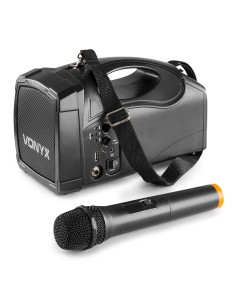 ST014 MEGAFONO CON MICRO INALAMBRICO Y BATERIA UHF 2