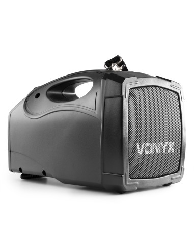 ST014 MEGAFONO CON MICRO INALAMBRICO Y BATERIA UHF