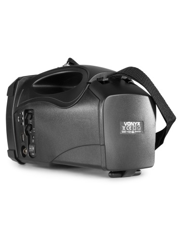 ST014 MEGAFONO CON MICRO INALAMBRICO Y BATERIA UHF