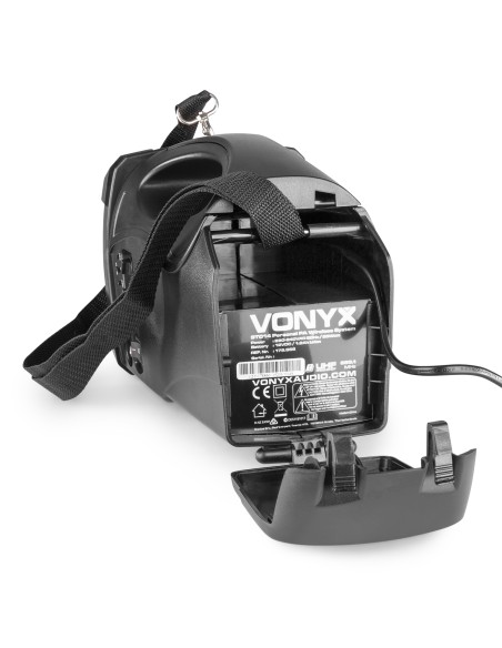 ST014 MEGAFONO CON MICRO INALAMBRICO Y BATERIA UHF