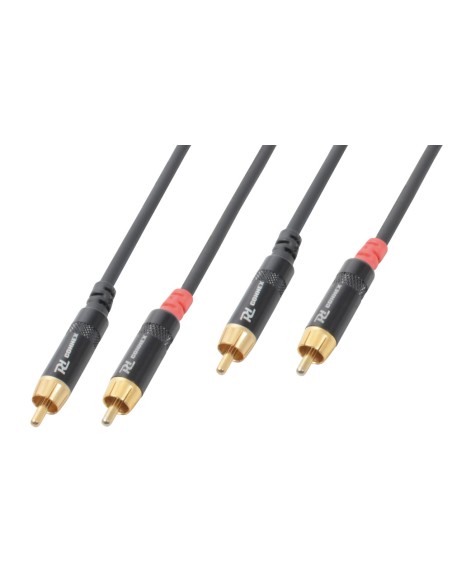 CX94-3 CABLE 2X RCA MACHO - 2X RCA MACHO 3M