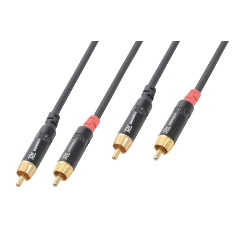 CX94-6 CABLE 2X RCA MACHO - 2X RCA MACHO 6M